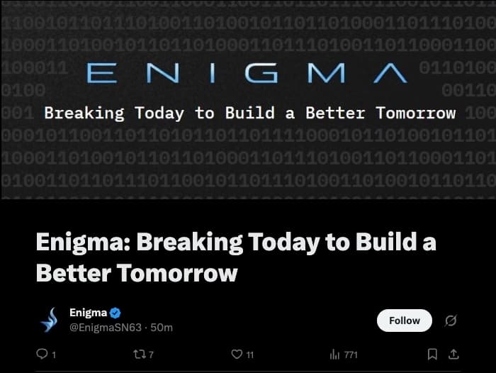 Enigma: Breaking Today to Build a Better Tomorrow