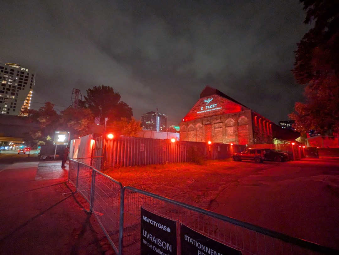 New City Gas lit up for the Exploit Summit, Bittensor's native conference